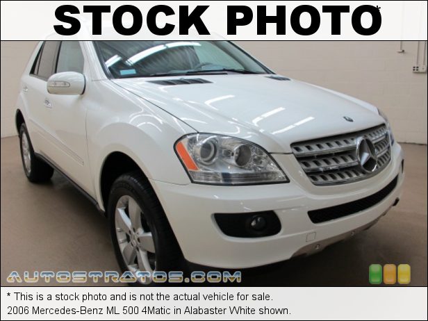 Stock photo for this 2006 Mercedes-Benz ML 500 4Matic 5.0 Liter SOHC 24-Valve V8 7 Speed Automatic