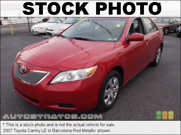 Stock photo for this 2007 Toyota Camry  2.4L DOHC 16V VVT-i 4 Cylinder 5 Speed Automatic