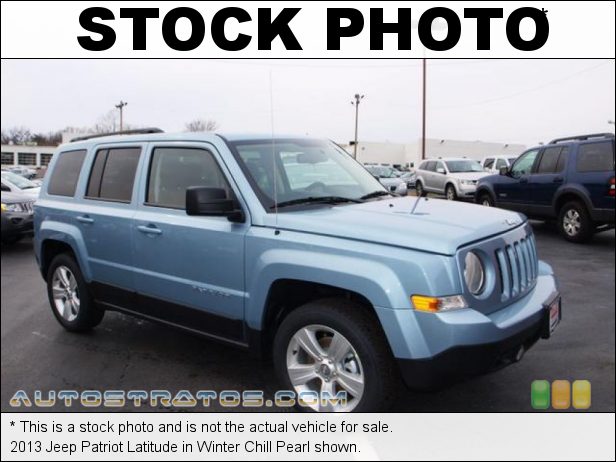 Stock photo for this 2013 Jeep Patriot Latitude 2.4 Liter DOHC 16-Valve Dual VVT 4 Cylinder CVT II Automatic