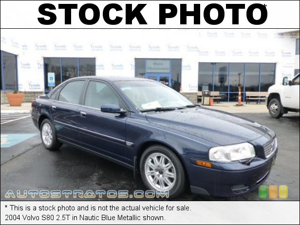 Stock photo for this 2004 Volvo S80 2.5T 2.5 Liter Turbocharged DOHC 20line 5 Cylinder 4 Speed Automatic