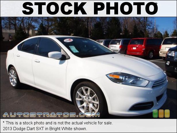 Stock photo for this 2013 Dodge Dart SXT 1.4 Liter Turbocharged SOHC 16-Valve MultiAir 4 Cylinder 6 Speed DDCT Dual Dry Clutch Automatic