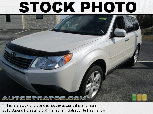 Stock photo for this 2010 Subaru Forester 2.5 X Premium 2.5 Liter SOHC 16-Valve VVT Flat 4 Cylinder 4 Speed Sportshift Automatic