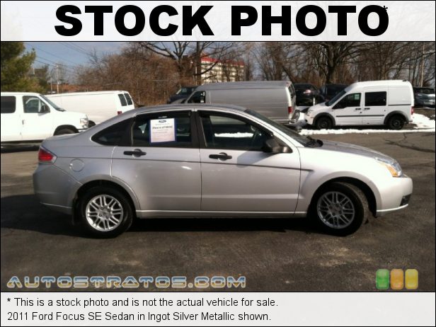 Stock photo for this 2011 Ford Focus SE Sedan 2.0 Liter DOHC 16-Valve Duratec 20 4 Cylinder 4 Speed Automatic