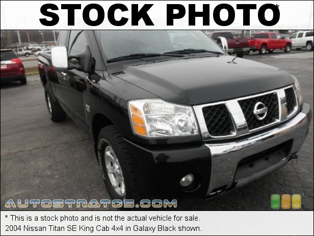 Stock photo for this 2004 Nissan Titan King Cab 4x4 5.6 Liter DOHC 32 Valve V8 5 Speed Automatic