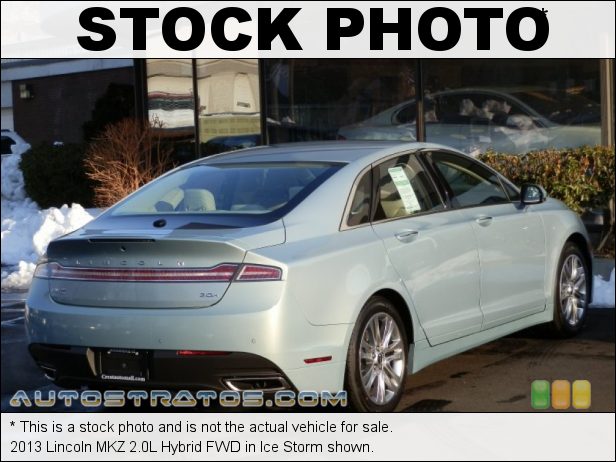 Stock photo for this 2013 Lincoln MKZ 2.0L Hybrid FWD 2.0 Liter Atkinson-Cycle DOHC 16-Valve iVCT 4 Cylinder Gasoline/ e-CVT Automatic