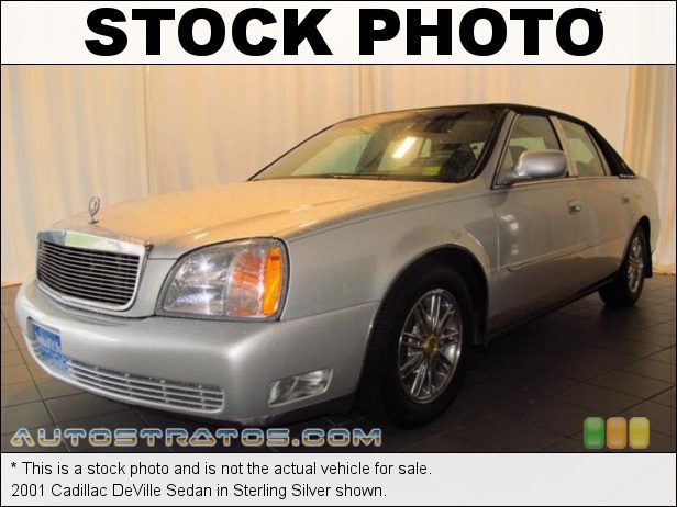Stock photo for this 2001 Cadillac DeVille Sedan 4.6 Liter DOHC 32-Valve Northstar V8 4 Speed Automatic