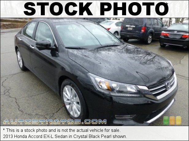 Stock photo for this 2013 Honda Accord EX-L Sedan 2.4 Liter Earth Dreams DI DOHC 16-Valve i-VTEC 4 Cylinder CVT Automatic