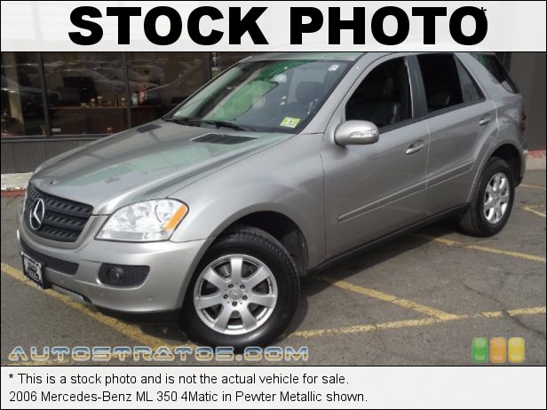Stock photo for this 2006 Mercedes-Benz ML 350 4Matic 3.5 Liter DOHC 24-Valve VVT V6 7 Speed Automatic