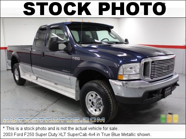Stock photo for this 2003 Ford F250 Super Duty 4x4 7.3 Liter OHV 16 Valve Power Stroke Turbo Diesel V8 4 Speed Automatic