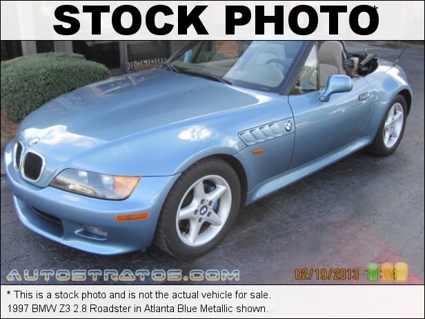 Stock photo for this 1997 BMW Z3 2.8 Roadster 2.8 Liter DOHC 24V Inline 6 Cylinder 5 Speed Manual