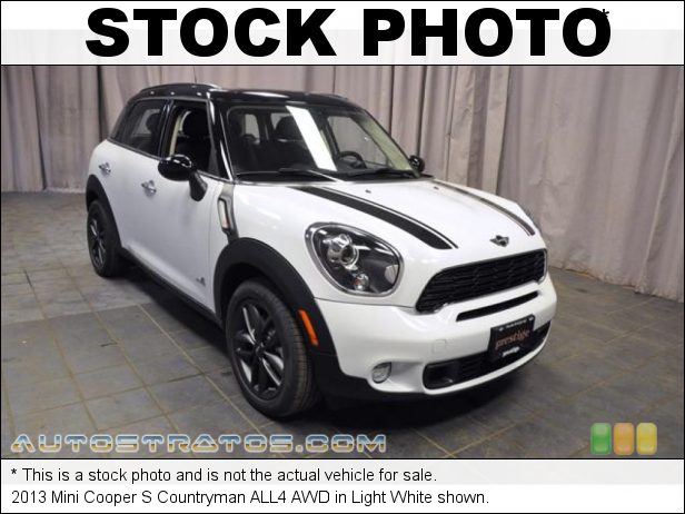 Stock photo for this 2013 Mini Cooper S Countryman ALL4 AWD 1.6 Liter DI Twin-Scroll Turbocharged DOHC 16-Valve VVT 4 Cylind 6 Speed Manual