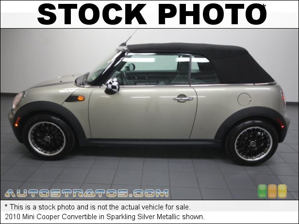 Stock photo for this 2010 Mini Cooper Convertible 1.6 Liter DOHC 16-Valve VVT 4 Cylinder 6 Speed Steptronic Automatic