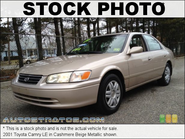Stock photo for this 2001 Toyota Camry LE 2.2 Liter DOHC 16-Valve 4 Cylinder 4 Speed Automatic