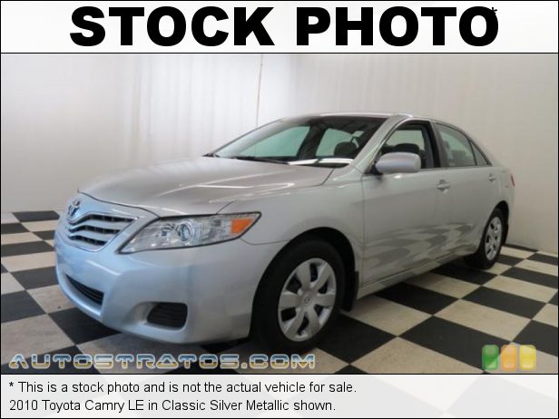 Stock photo for this 2010 Toyota Camry LE 2.5 Liter DOHC 16-Valve Dual VVT-i 4 Cylinder 6 Speed Manual