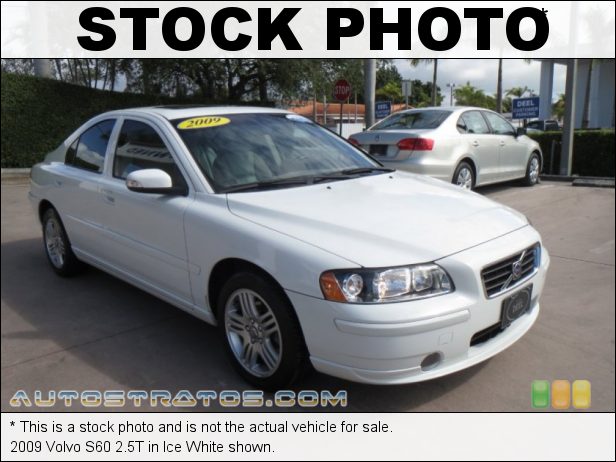Stock photo for this 2009 Volvo S60 2.5T 2.5 Liter Turbocharged DOHC 20 Valve CVVT Inline 5 Cylinder 5 Speed Geartronic Automatic
