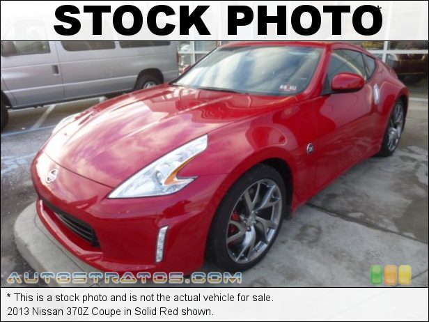 Stock photo for this 2013 Nissan 370Z Touring Coupe 3.7 Liter DOHC 24-Valve CVTCS V6 6 Speed Manual