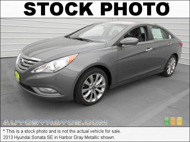 Stock photo for this 2013 Hyundai Sonata  2.4 Liter DOHC 16-Valve D-CVVT 4 Cylinder 6 Speed Shiftronic Automatic