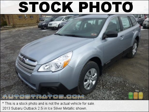 Stock photo for this 2013 Subaru Outback 2.5i 2.5 Liter SOHC 16-Valve VVT Flat 4 Cylinder Lineartronic CVT Automatic