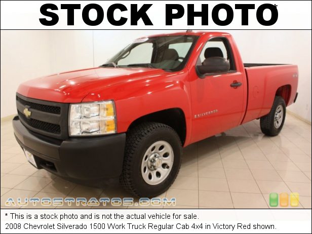 Stock photo for this 2008 Chevrolet Silverado 1500 Regular Cab 4x4 4.8 Liter OHV 16-Valve Vortec V8 4 Speed Automatic Stock photo for this 2008 Chevrolet Silverado 1500 Regular Cab 4x4 4.8 Liter OHV 16-Valve Vortec V8 4 Speed Automatic