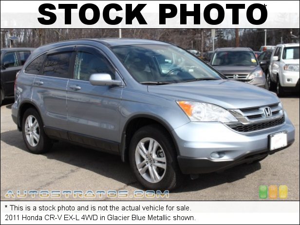 Stock photo for this 2011 Honda CR-V EX-L 4WD 2.4 Liter DOHC 16-Valve i-VTEC 4 Cylinder 5 Speed Automatic