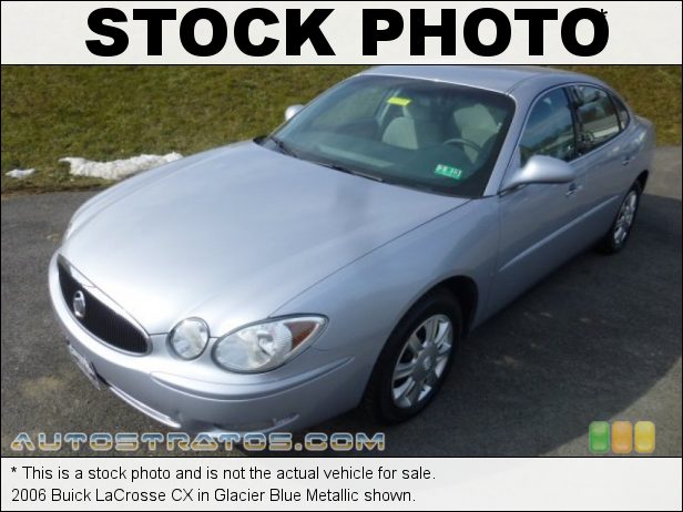 Stock photo for this 2006 Buick LaCrosse CX 3.8 Liter OHV 12-Valve 3800 Series III V6 4 Speed Automatic