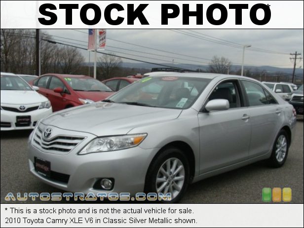 Stock photo for this 2010 Toyota Camry XLE V6 3.5 Liter DOHC 24-Valve Dual VVT-i V6 6 Speed Automatic