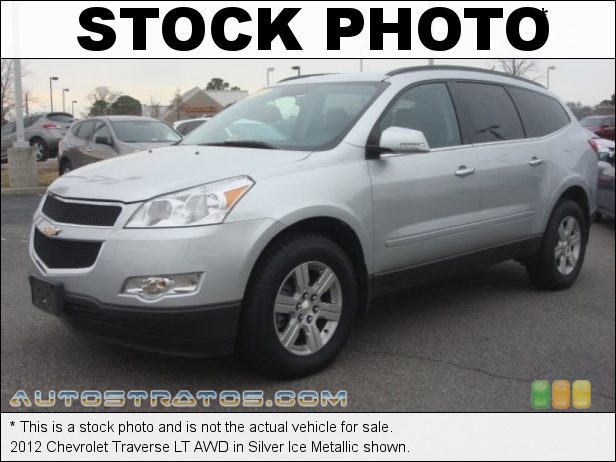 Stock photo for this 2012 Chevrolet Traverse LT AWD 3.6 Liter DI DOHC 24-Valve VVT V6 6 Speed Automatic