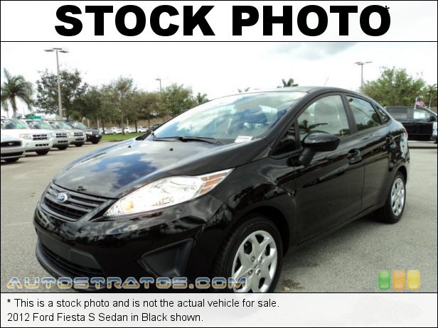 Stock photo for this 2012 Ford Fiesta S Sedan 1.6 Liter DOHC 16-Valve Ti-VCT Duratec 4 Cylinder 6 Speed PowerShift Automatic