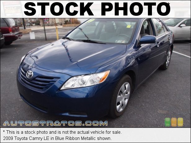 Stock photo for this 2009 Toyota Camry LE 2.4 Liter DOHC 16-Valve VVT-i 4 Cylinder 5 Speed Automatic