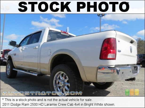 Stock photo for this 2011 Dodge Ram 2500 HD Laramie Crew Cab 4x4 6.7 Liter OHV 24-Valve Cummins VGT Turbo-Diesel Inline 6 Cylinde 6 Speed Automatic