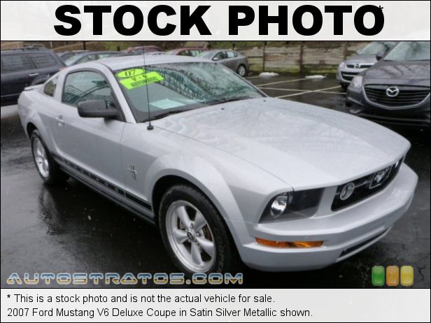 Stock photo for this 2007 Ford Mustang V6 Deluxe Coupe 4.0 Liter SOHC 12-Valve V6 5 Speed Automatic