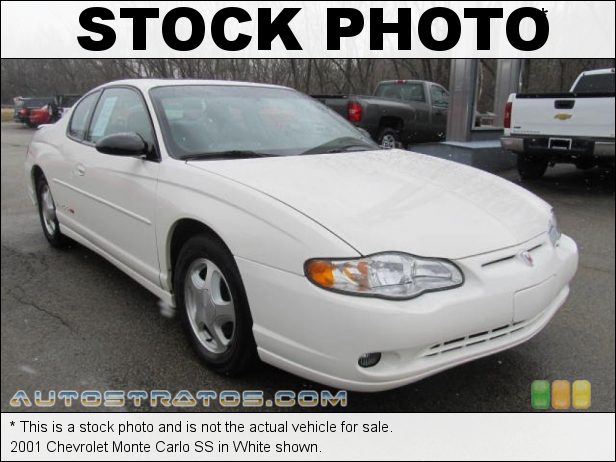 Stock photo for this 2001 Chevrolet Monte Carlo SS 3.8 Liter OHV 12-Valve 3800 Series II V6 4 Speed Automatic