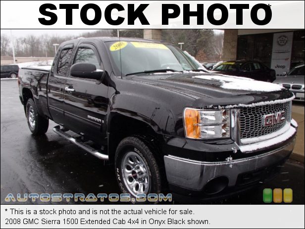 Stock photo for this 2008 GMC Sierra 1500 SL Extended Cab 4x4 4.8 Liter OHV 16V Vortec V8 4 Speed Automatic