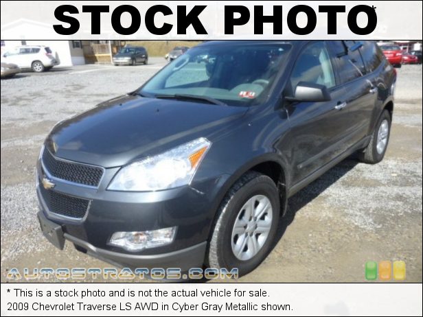 Stock photo for this 2009 Chevrolet Traverse LS AWD 3.6 Liter DOHC 24-Valve VVT V6 6 Speed Tap-Shift Automatic