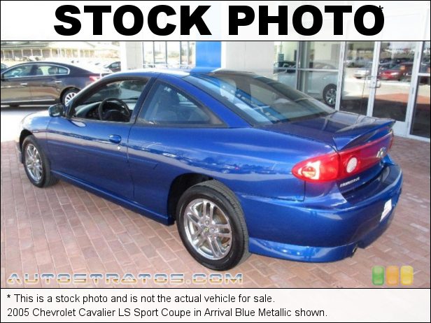 Stock photo for this 2005 Chevrolet Cavalier LS Sport Coupe 2.2 Liter DOHC 16 Valve 4 Cylinder 5 Speed Manual