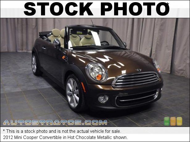 Stock photo for this 2012 Mini Cooper Convertible 1.6 Liter DOHC 16-Valve VVT 4 Cylinder 6 Speed Steptronic Automatic