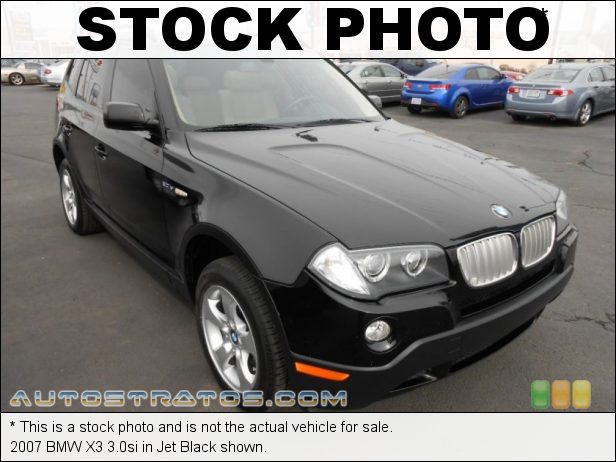Stock photo for this 2007 BMW X3 3.0si 3.0 Liter DOHC 24-Valve Inline 6 Cylinder 6 Speed Steptronic Automatic