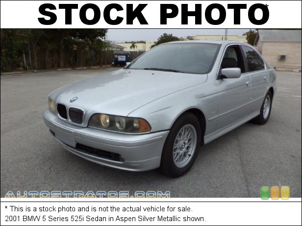 Stock photo for this 2001 BMW 5 Series 525i Sedan 2.5L DOHC 24V Inline 6 Cylinder 5 Speed Automatic