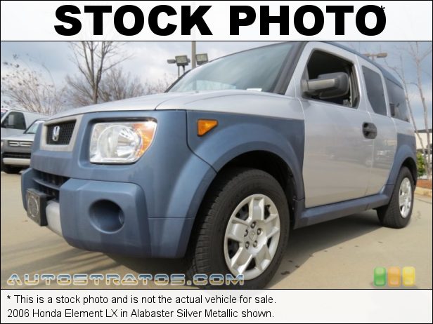Stock photo for this 2006 Honda Element LX 2.4L DOHC 16V i-VTEC 4 Cylinder 4 Speed Automatic