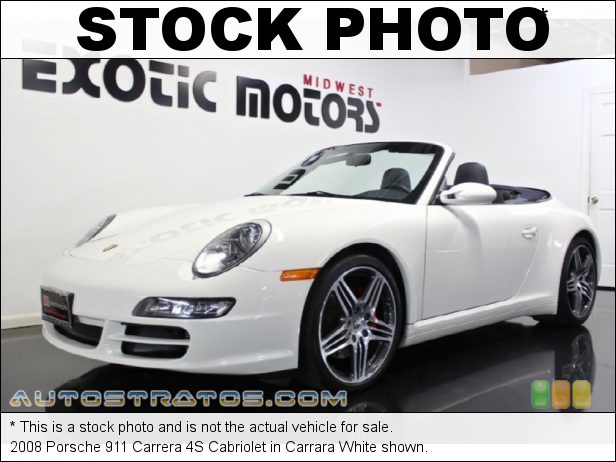 Stock photo for this 2008 Porsche 911 Carrera Cabriolet 3.8 Liter DOHC 24V VarioCam Flat 6 Cylinder 5 Speed Tiptronic-S Automatic