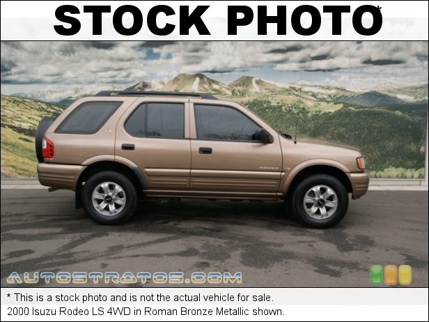 Stock photo for this 2000 Isuzu Rodeo LS 4WD 3.2 Liter DOHC 24-Valve V6 4 Speed Automatic