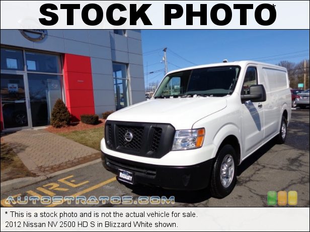 Stock photo for this 2012 Nissan NV 2500 HD S 4.0 Liter DOHC 24-Valve CVTCS V6 5 Speed Automatic