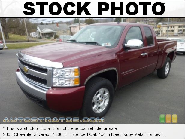 Stock photo for this 2008 Chevrolet Silverado 1500 Extended Cab 4x4 4.8 Liter OHV 16-Valve Vortec V8 4 Speed Automatic