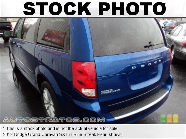 Stock photo for this 2013 Dodge Grand Caravan SXT 3.6 Liter DOHC 24-Valve VVT Pentastar V6 6 Speed AutoStick Automatic