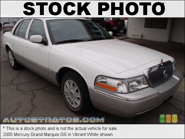 Stock photo for this 2005 Mercury Grand Marquis GS 4.6 Liter SOHC 16 Valve V8 4 Speed Automatic