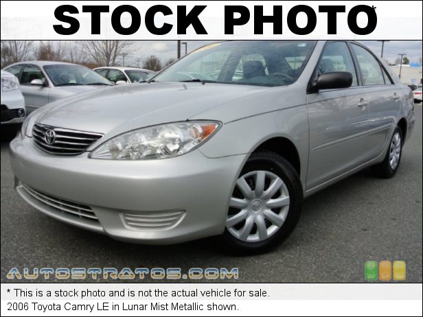 Stock photo for this 2006 Toyota Camry  2.4L DOHC 16V VVT-i 4 Cylinder 5 Speed Automatic