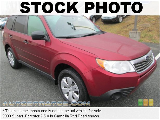 Stock photo for this 2009 Subaru Forester 2.5 X 2.5 Liter SOHC 16 Valve VVT Flat 4 Cylinder 4 Speed Sportshift Automatic