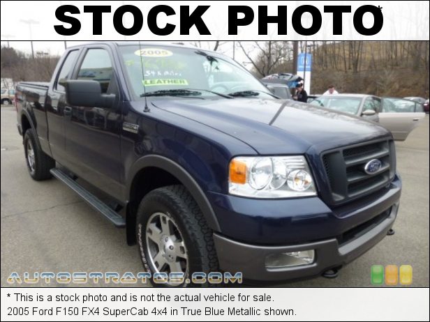 Stock photo for this 2005 Ford F150 FX4 SuperCab 4x4 5.4 Liter SOHC 24-Valve Triton V8 4 Speed Automatic