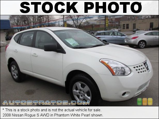 Stock photo for this 2008 Nissan Rogue S AWD 2.5 Liter DOHC 16V VVT 4 Cylinder Xtronic CVT Automatic