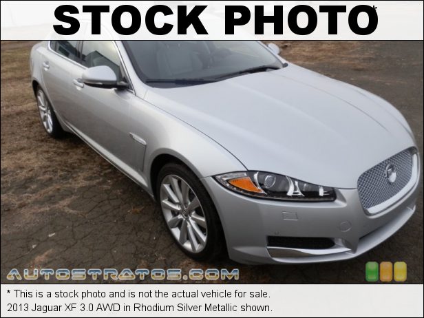 Stock photo for this 2013 Jaguar XF 3.0 AWD 3.0 Liter Supercharged DOHC 24-Valve VVT V6 8 Speed Sequential Shift Automatic